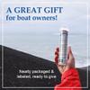 Elite Engineering USA BeachN Boat Drain Plug Wrench for 1/2 inch NPT Plug, Made in USA, Includes Spare Brass Plug, Red view 2