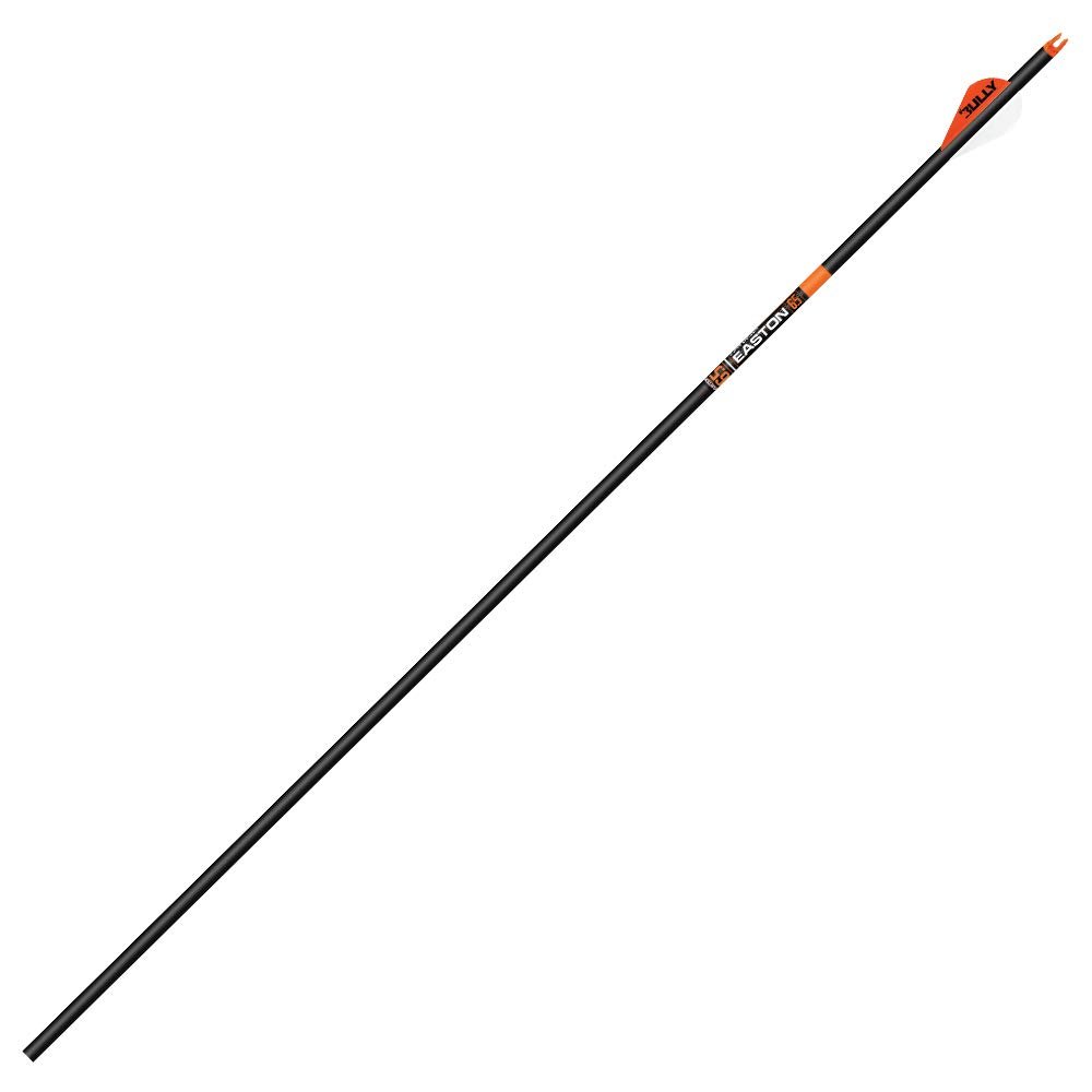 Easton Archery 6.5 ACU-Carbon Arrows - Bowhunter with 2 Bully Vanes - Size 400-6 Pack
