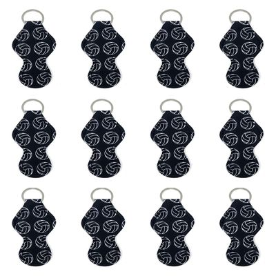 Daisy Lane Volleyball Gift for Team, Keychain for Backpack, Bulk for Teen Girls Players, 12 pack
