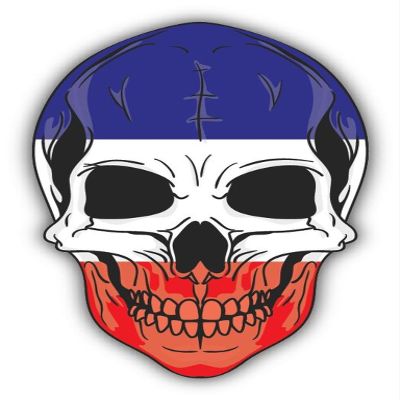 Zirni Skull Flag Yugoslavia Sticker Decal Design