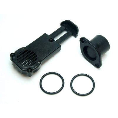 Seamax Drain Valve - Pull-Up Style for 1" or 1-1/2" Thick Transom (for 1-1/2 inch transom, Black)
