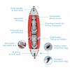 INTEX 68309EP Excursion Pro K2 Inflatable Kayak Set: Includes Deluxe 86in Kayak Paddles and High-Output Pump  SuperTough PVC  Adjustable Bucket Seat  2-Person  400lb Weight Capacity, 2-Pack view 4