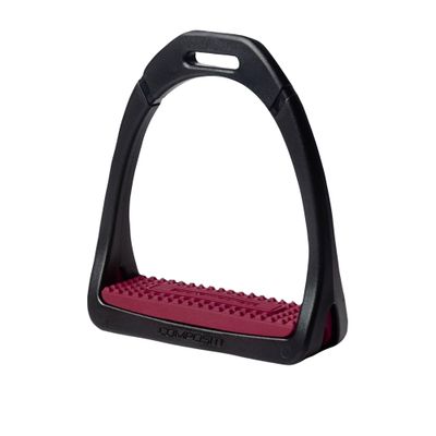 COMPOSITI Premium Profile Stirrups (Childs, Burgundy)