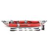 Excursion Pro Inflatable 2 Person Vinyl Kayak with Oars & Pump, Red (3 Pack) view 3