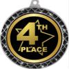 4th Place Black Trellis Medal Silver, 2.5" Fouth Place Prizes, Kids Fouth Place Trophy Medal Awards 100 Pack Prime view 2