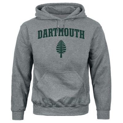Barnesmith Dartmouth College Big Green Hooded Sweatshirt, Heritage, Charcoal Grey, Medium