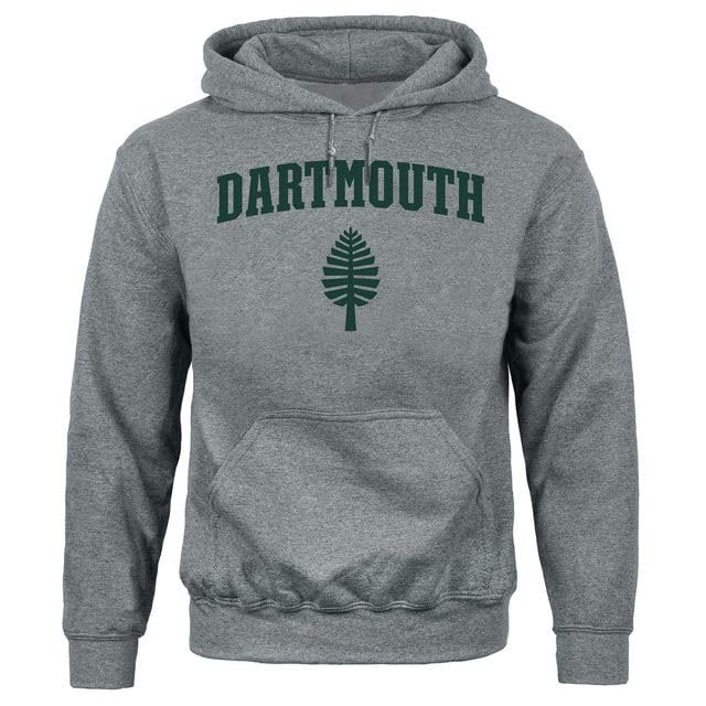 Barnesmith Dartmouth College Big Green Hooded Sweatshirt, Heritage, Charcoal Grey, Medium