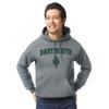Barnesmith Dartmouth College Big Green Hooded Sweatshirt, Heritage, Charcoal Grey, Medium view 2