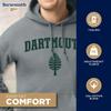 Barnesmith Dartmouth College Big Green Hooded Sweatshirt, Heritage, Charcoal Grey, Medium view 3