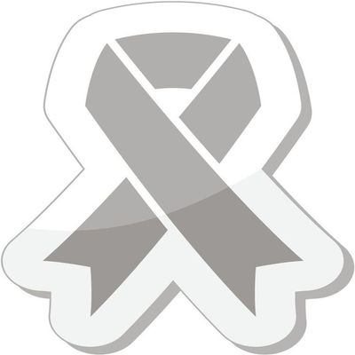 Zirni Silver Ribbon Children with Disabilities Parkinson's Disease Sticker Decal Design