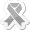 Zirni Silver Ribbon Children with Disabilities Parkinson's Disease Sticker Decal Design