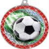 Soccer Red Trellis Medal Silver, 2.5" Youth Soccer Prizes, Kids Soccer Trophy Medal Awards 50 Pack view 2