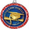 Graduation Red Trellis Medal Silver, 2.5" Graduate Valedictorian Prizes, Kids Valedictorian Trophy Medal Awards 10 Pack Prime view 2