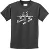 Buy Cool Shirts Kilroy was Here Youth Kids Shirt, Charcoal Small view 1
