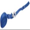 CustomTieDowns 1.5 Inch x 20 Foot Replacement Winch Strap, Boat Hook On One End, 18 Inch Safety Strap with A Soft Loop, 1 Inch Loop On Opposite End for Attachment to Winch. (Blue) view 1