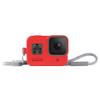 GoPro Official AJSST-008 Sleeve + Lanyard Fire Cracker, Red, for HERO8 Black view 1