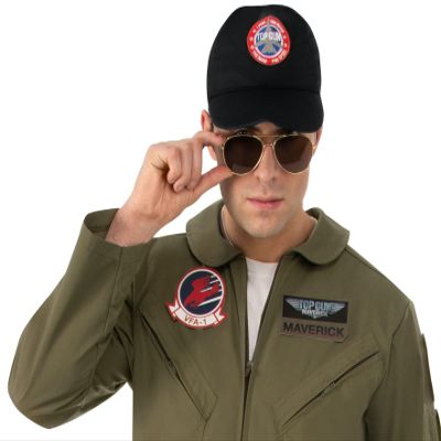 Rubies Unisex_Adult Top Gun Maverick Glasses Costume Accessory