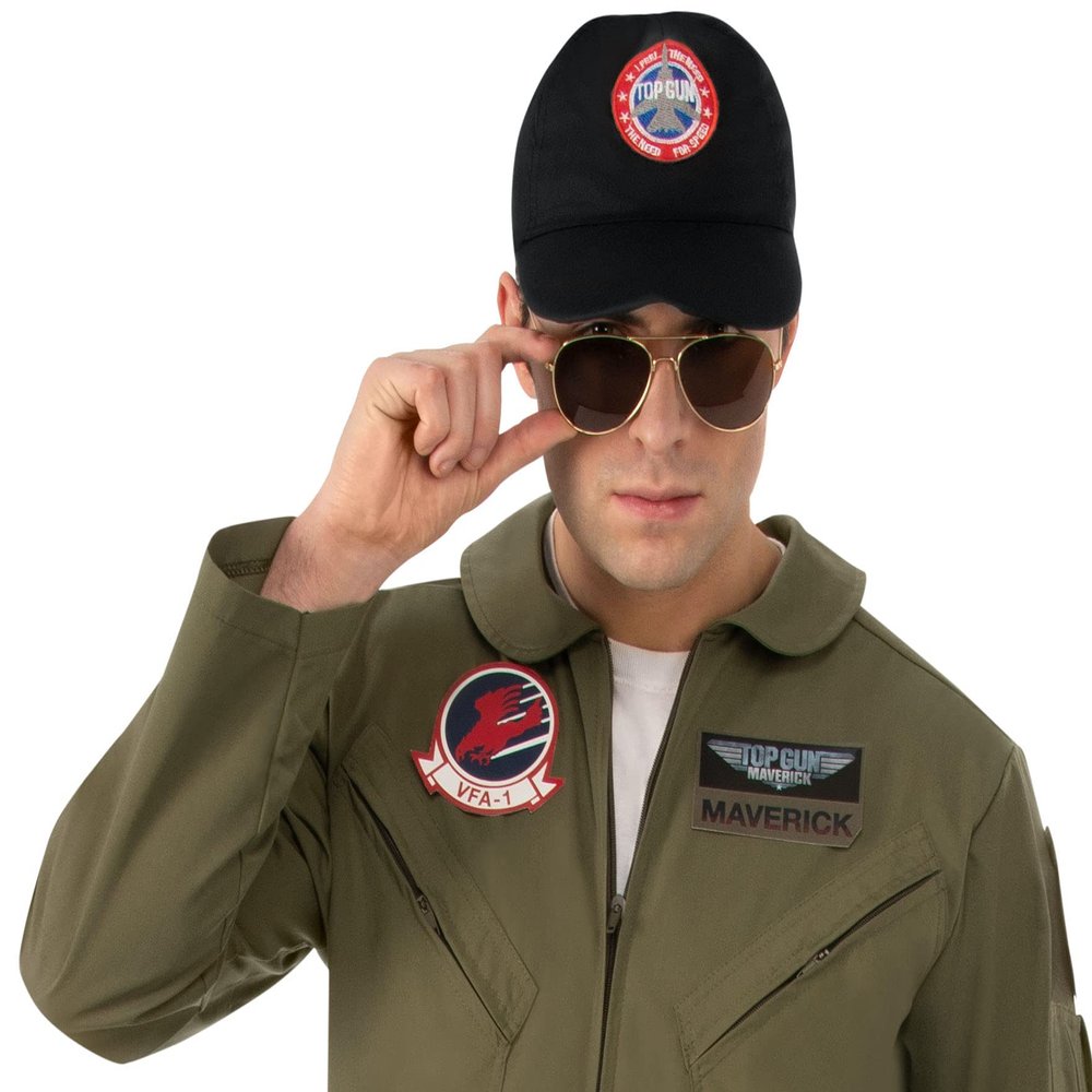 Rubies Unisex_Adult Top Gun Maverick Glasses Costume Accessory