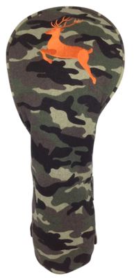 ReadyGOLF Camo Embroidered Driver Headcover Deer Hunter
