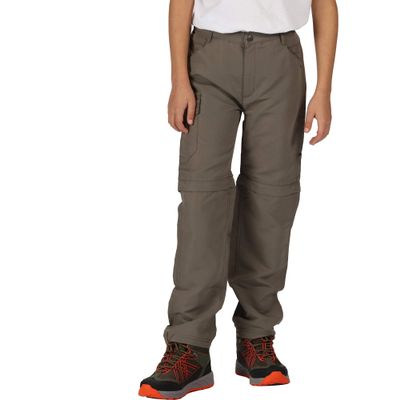 Regatta Childrens/Kids Sorcer II Zip Off Pants (7-8 Years) (Tree Top)