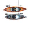 Pelican Double Kayak Storage Strap System - for Indoor and Outdoor Kayak and SUP Paddle Board Hangers - Comes with Paddle Clips - Black/Turquoise view 1