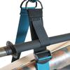 Pelican Double Kayak Storage Strap System - for Indoor and Outdoor Kayak and SUP Paddle Board Hangers - Comes with Paddle Clips - Black/Turquoise view 3