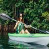 Pelican - Standard Kayak Paddle - Black - 220 cm (86.6 in.) - Aluminum Shaft and a Durable Polypropylene Blade - 0/65 Blade Angle - with Drip Ring - PS1965-00 view 4