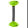Pelican - Standard Kayak Paddle - Lime - 220 cm (86.6 in.) - Aluminum Shaft and a Durable Polypropylene Blade - 0/65 Blade Angle - with Drip Ring - PS1966-00 view 2
