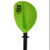 Pelican - Standard Kayak Paddle - Lime - 220 cm (86.6 in.) - Aluminum Shaft and a Durable Polypropylene Blade - 0/65 Blade Angle - with Drip Ring - PS1966-00 view 3