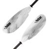 Pelican Poseidon Paddle - Aluminum Shaft with Reinforced Fiberglass Blades - Lightweight, Adjustable Kayaks Paddles - Perfect for Kayaking Boating & Kayak Fishing - 94.5 in - Granite/Black view 1