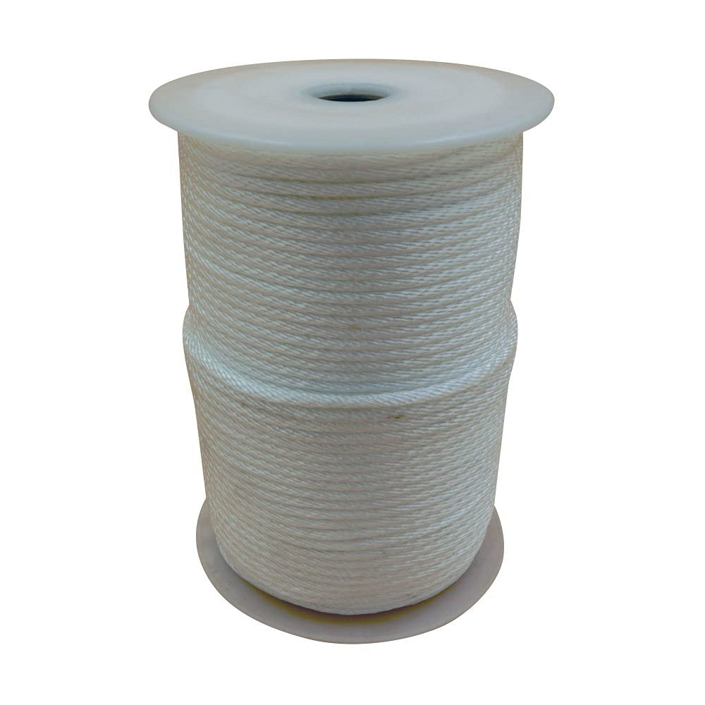 Extreme Max 3006.2189 BoatTector Solid Braid Nylon Rope - 1/8" x 1000', White
