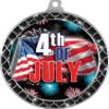 4th of July Black Trellis Medal Silver, 2.5" Fourth of July Prizes, Kids Holiday Trophy Medal Awards 50 Pack Prime view 2