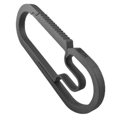 MTH | Baxter Titanium Carabiner Keychain Ultralight for Everyday Carry, Hiking & Backpacking Multi-Purpose, Durable Survival Gear & Camping Essentials