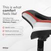 Wittkop Bike Seat, Waterproof Bicycle Saddle for Comfort, Mountain & Road Biking, Wide Bike Seats for Men & Women, BMX, MTB, Bike Seat Comfort, Waterproof Bike Saddle with Innovative 5-Zone-Concept view 3