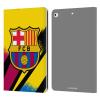 Head Case Designs Officially Licensed FC Barcelona Third Goalkeeper 2019/20 Crest Kit Leather Wallet Case Compatible with Apple iPad 9.7 2017 / iPad 9.7 2018 view 1