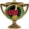 Bowling Trophy Cup Medal Gold, 3" Bowling League Champion Prizes, Kids Bowling Team Trophy Medal Awards 50 Pack Prime view 2