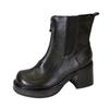 Peerage Jay (B5878M) Men's Medium Width 7 Inch Comfort Leather Boots Black 9 view 1