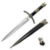 Fantasy Edge 15" King Solomon Style Medieval Short Sword. Gold Color Handle With Stainless Steel Blade. For Collections, Gifts view 1