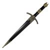 Fantasy Edge 15" King Solomon Style Medieval Short Sword. Gold Color Handle With Stainless Steel Blade. For Collections, Gifts view 2