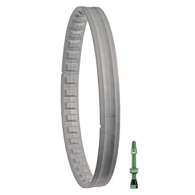 CushCore PLUS Set - Includes (1) Tire Insert, (1) Presta Valve & (1) Rim Sticker, Easy At-Home Installation, Bicycle Tire Inserts, Helps Improve Ride Quality, Fits a 2.6"-3.0" (Single, 29)