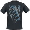 Nine Inch Nails T Shirt Pretty Hate Machine Band Logo Official Mens Black Size L view 1