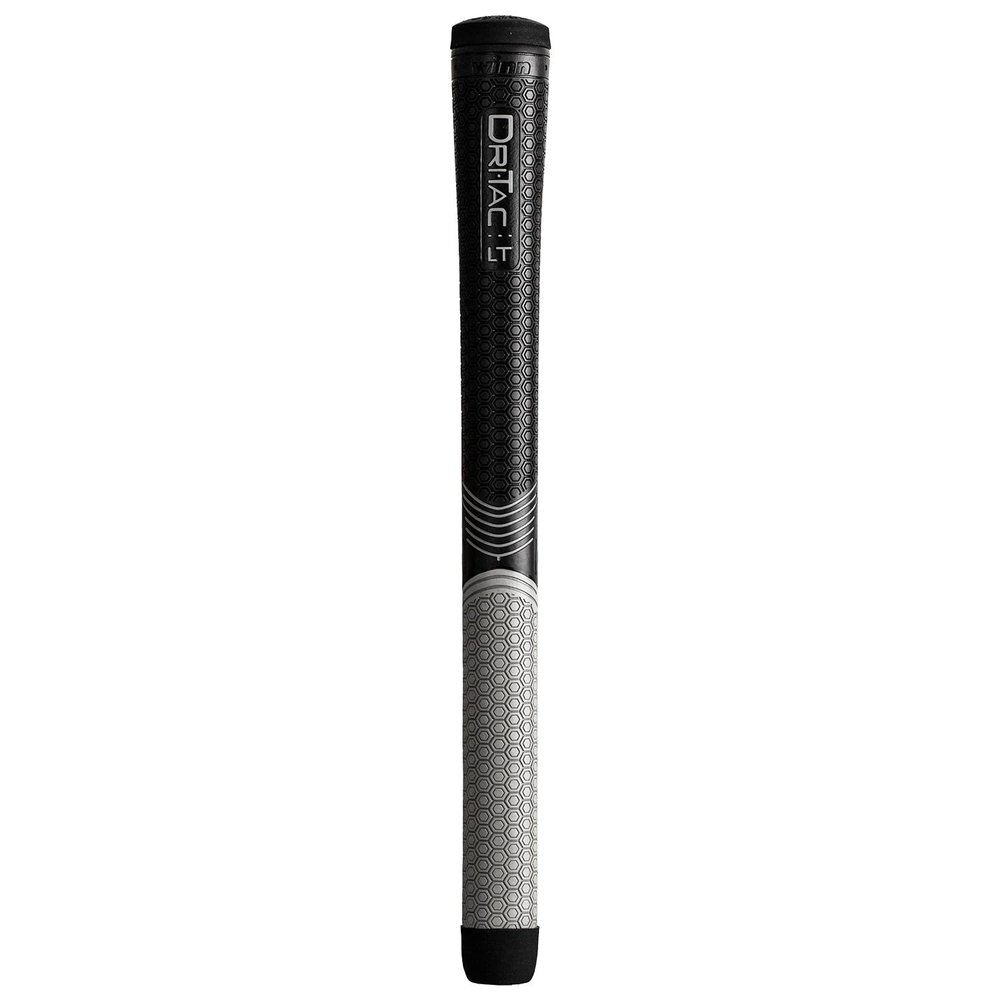 WINN DRI-TAC LT STANDARD Golf Grip - Non-Slip Comfort, Moisture-Wicking, Shock Absorption, AVS Technology, Hand Alignment & Arthritis Relief, Better Control with Lighter Grip Pressure, Ideal for Hand Injuries, Less Tapered Profile for Easier Gripping