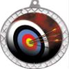 Archery White Trellis Medal Silver, 2.5" Archery Board Prizes, Kids Archery Target Trophy Medal Awards 50 Pack Prime view 2
