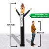 LookOurWay Air Dancers Inflatable Tube Man Attachment - 10 Feet Tall Wacky Waving Inflatable Dancing Tube Guy for Business Promotion - Blower Not Included - Wedding Bridal Tux Themed - Groom view 3