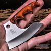Tactical Knife Hunting Knife Survival Knife Full Tang Hand Axe Fixed Blade Knife Razor Sharp Edge Camping Accessories Camping Gear Survival Kit Survival Gear Tactical Gear 76445 (Chrome 1) view 2