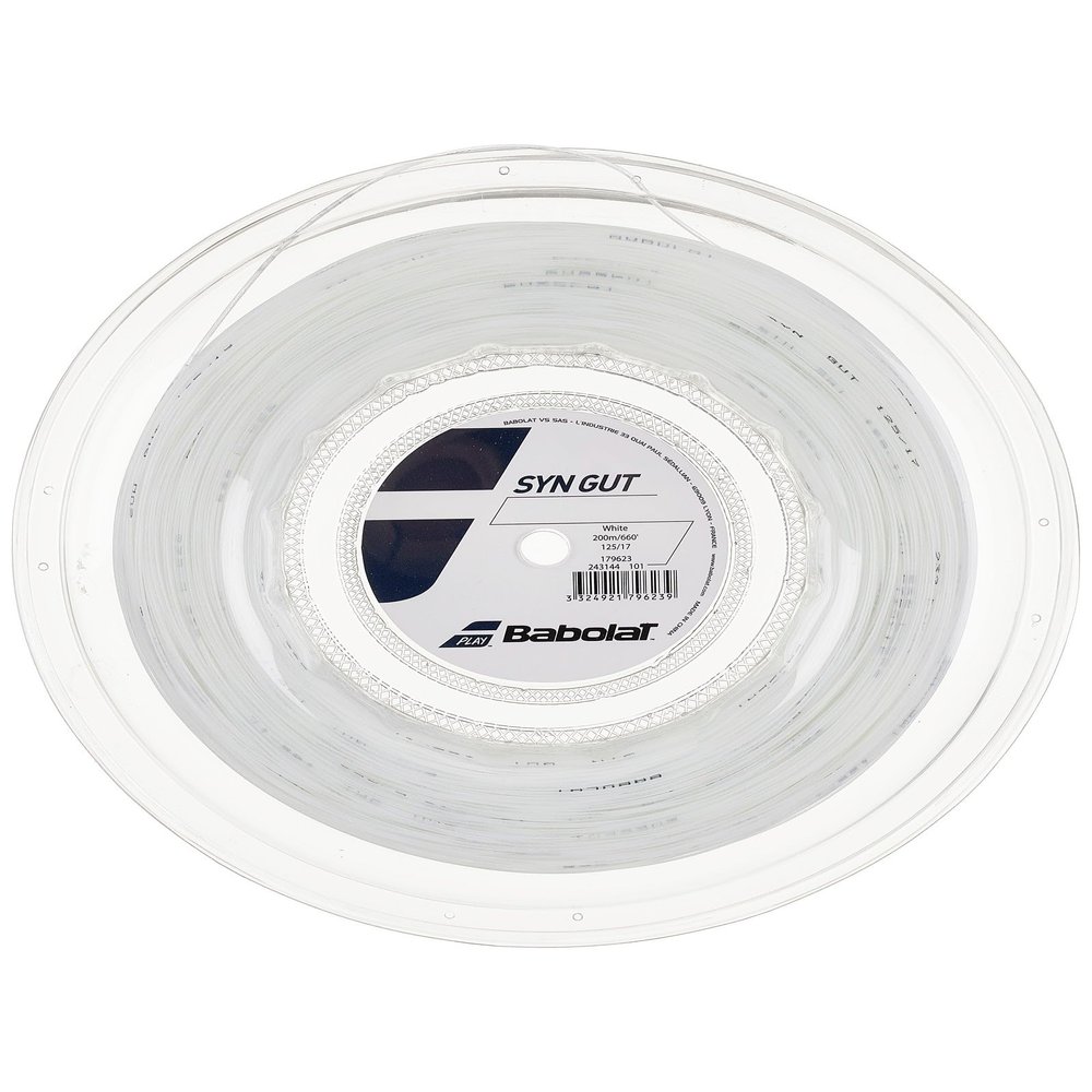 Babolat Synthetic Gut 17/1.25 String Reel - 660' White