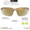 Leupold Tracer Performance Eyewear with Shadow Tan Frames and Bronze Mirror Polarized Lenses view 2
