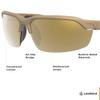 Leupold Tracer Performance Eyewear with Shadow Tan Frames and Bronze Mirror Polarized Lenses view 3