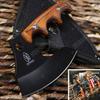Tactical Knife Hunting Knife Survival Knife Full Tang Hand Axe Fixed Blade Knife Razor Sharp Edge Camping Accessories Camping Gear Survival Kit Survival Gear Tactical Gear 76445 (Black) view 1