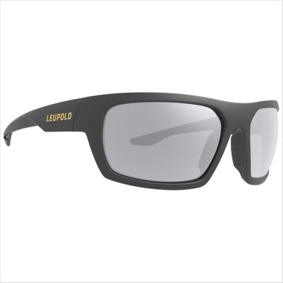 Leupold Packout Performance Eyewear with Matte Black Frames and Shadow Gray Flash Polarized Lenses
